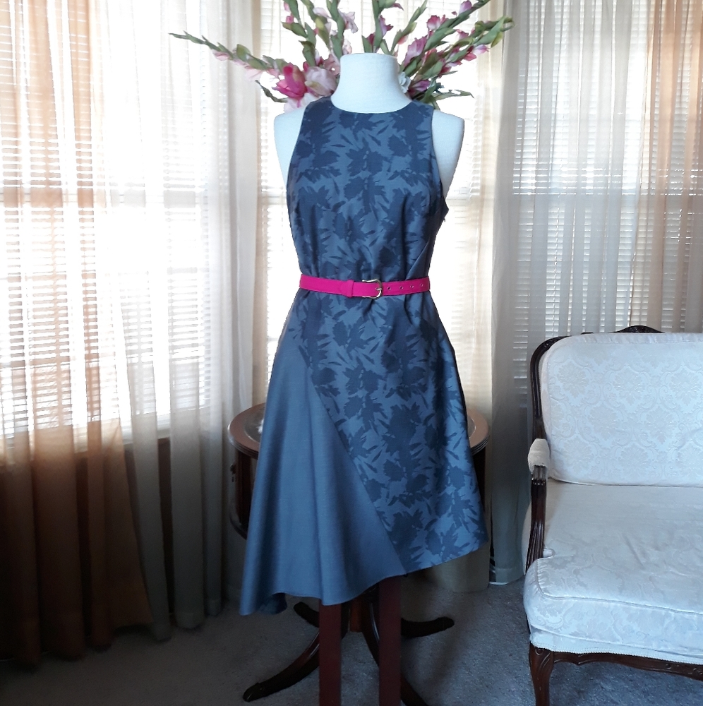Banana Republic asymmetrical grey dress NEW